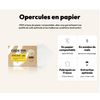 Lot de 102 opercules en papier compostable - Visuel 1